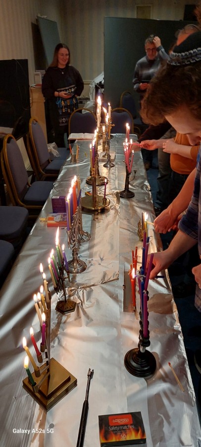 Lighting the Candles!